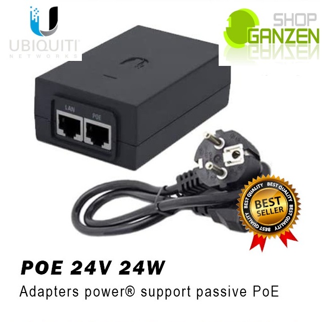 Ubiquiti POE 24V 1A / poe-24-24w / poe 24-24w