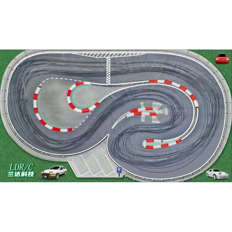 LA0050 drift track rc drift 1:18 LANDA rc LD1801 AE86 LD1802 LD1803
