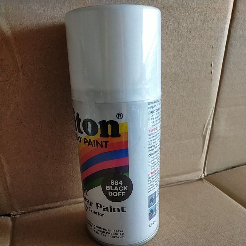 Cat semprot Pilok merk Diton Hitam Doff 884