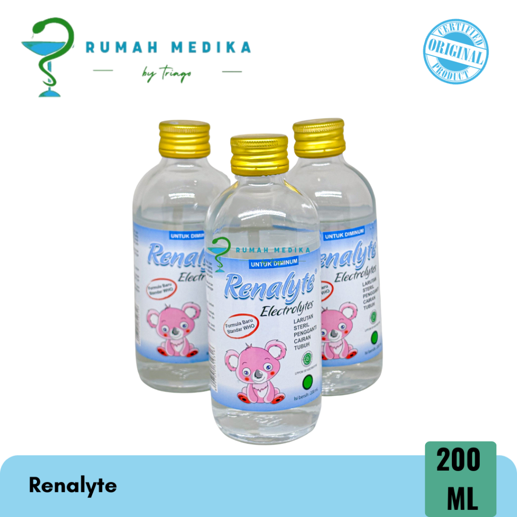 

RENALYTE 300 ML CAIRAN PENGGANTI TUBUH DEHIDRASI