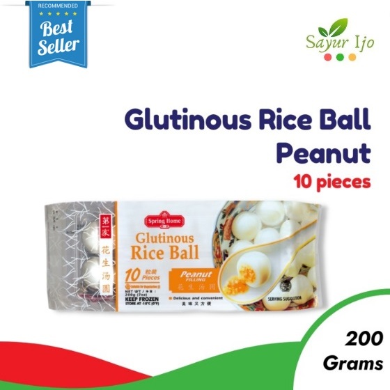 

Spring Home TYJ Glutinous Rice Ball Peanut 200 Gram Kue Beras Kacang