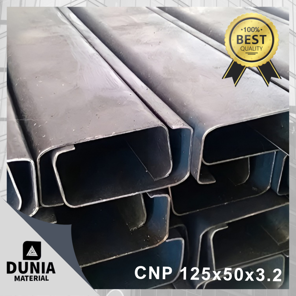 Besi CNP 125 X 50 X 3,2 / Besi Canal C 125