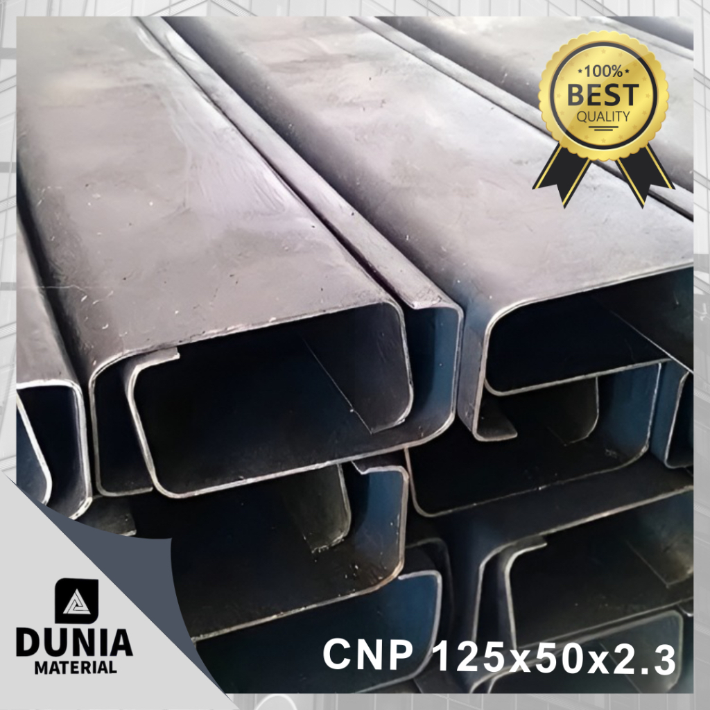 Besi CNP 125 X 50 X 2.3 / Besi Canal C 125