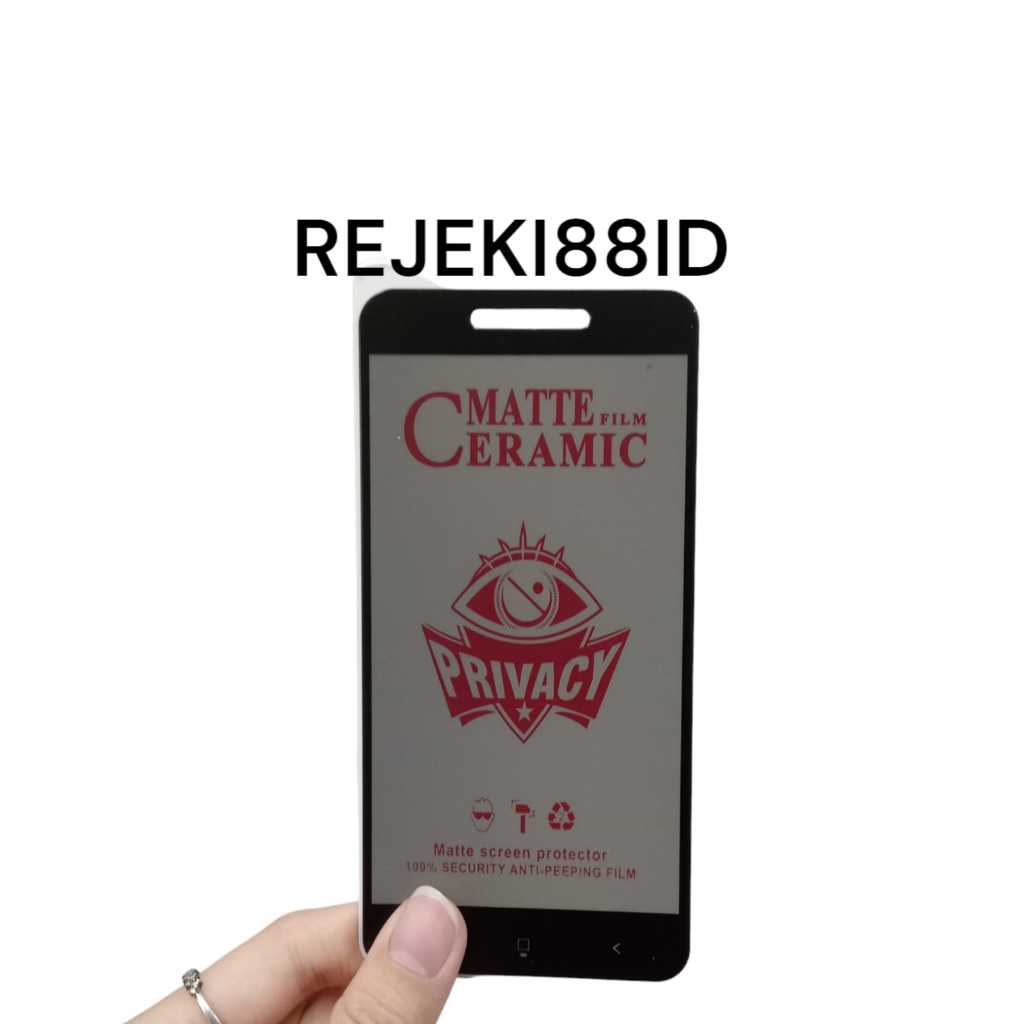 ANTI GORES ANTI SPY PRIVACY MATTE CERAMIC XIAOMI REDMI GO REDMI 5A REDMI 4X REDMI 4A REDMI 3 REDMI 3
