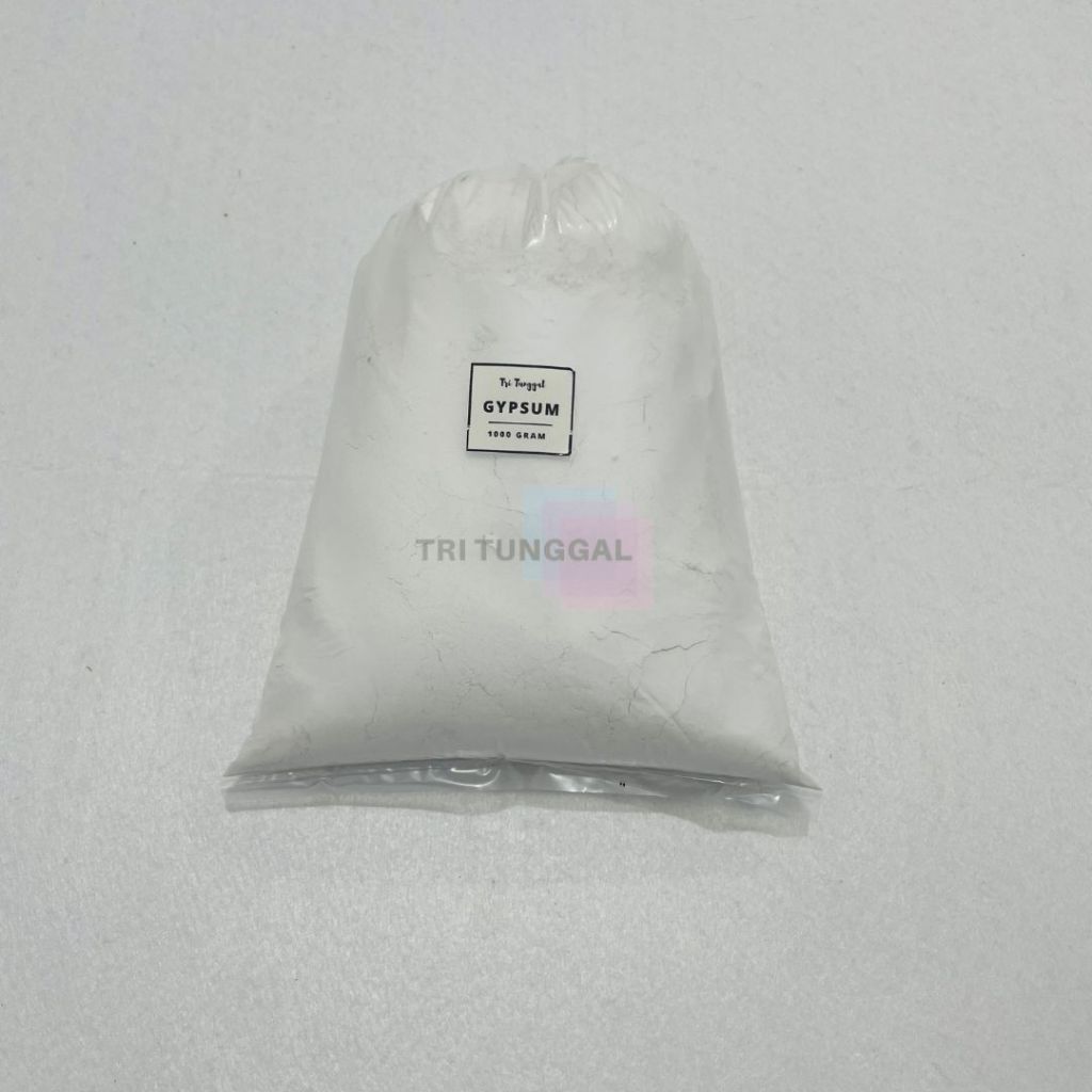 Powder Gypsum 1 Kilogram Bubuk Casting Gipsum Warna Putih Semen Tepung Fast Dry Craft Material Statu