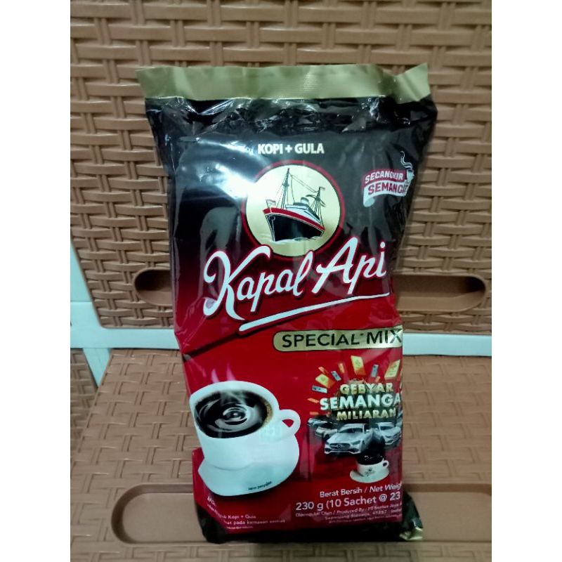 

kapal api mix 1 renceng/10 sachet