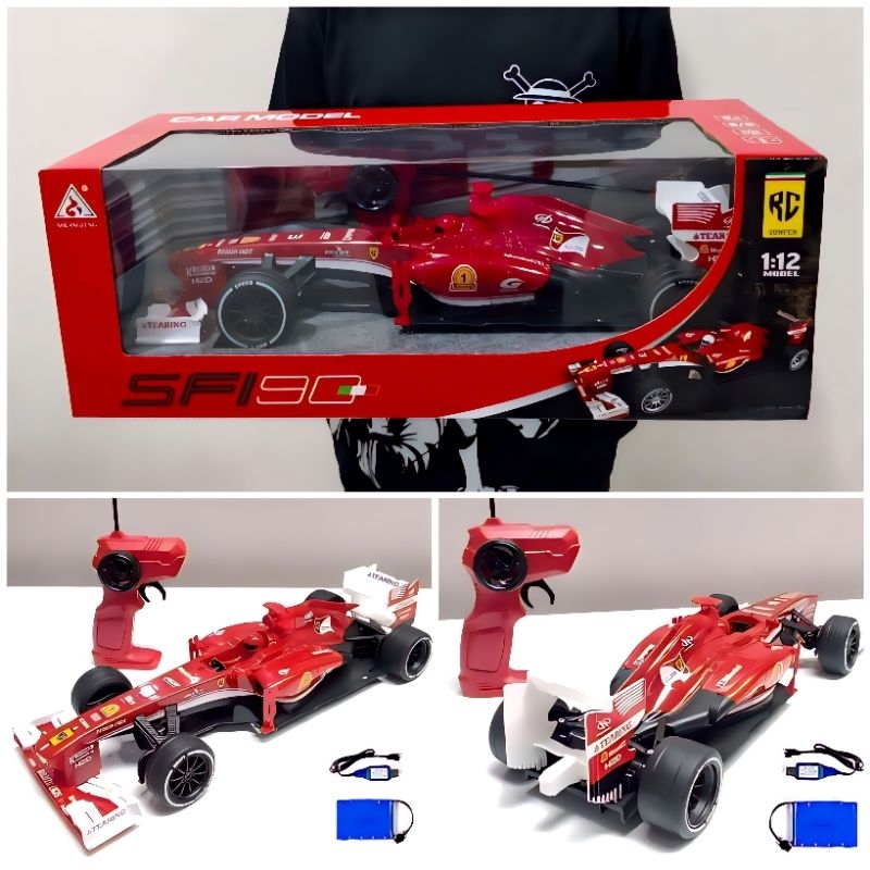 Mainan RC Car Formula One 1 Jumbo 1:12 Remote Control Mobil Remot F1 - Mobil Mobilan Balap F1 Racing