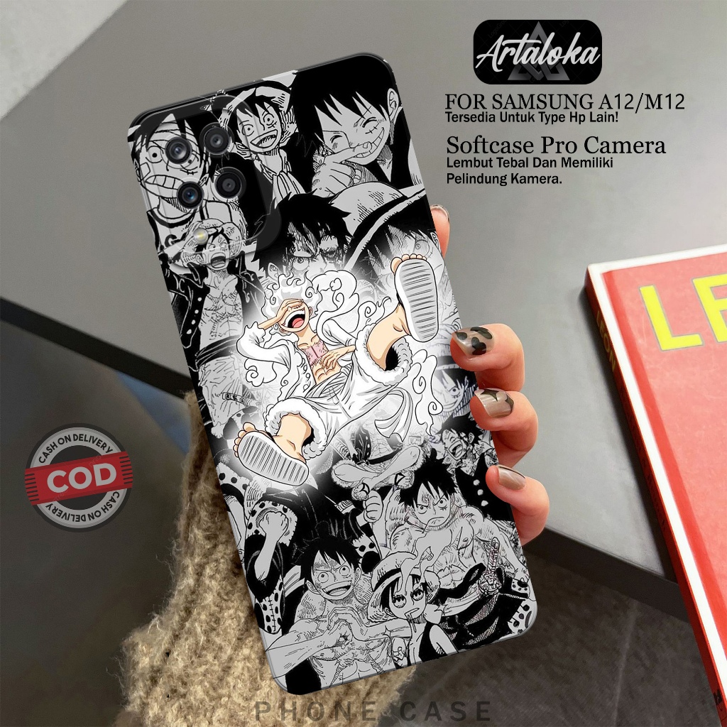 Softcase Hp Samsung Galaxy A12/M12 Fashion Case Anime Case Samsung Galaxy A12/M12 Terbaru Silikon TP