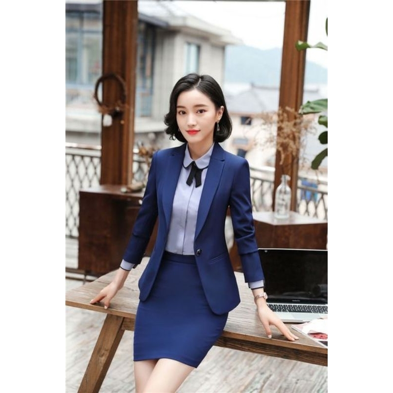 Jas Blazer Wanita Kantoran/Atasan Jas Formal Wanita
