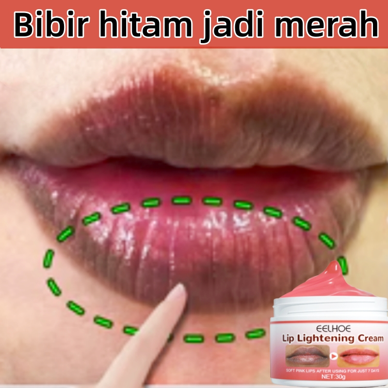 Pelembab bibir Bibir hitam jadi merah Masker bibir untuk bibir hitam dan kering Krim pemutih bibir P