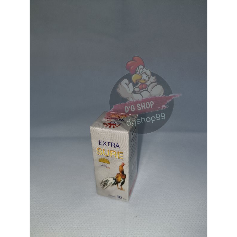 EXTRA SURE Putih 10ml Obat Ayam Jago Aduan Bangkok Thailand