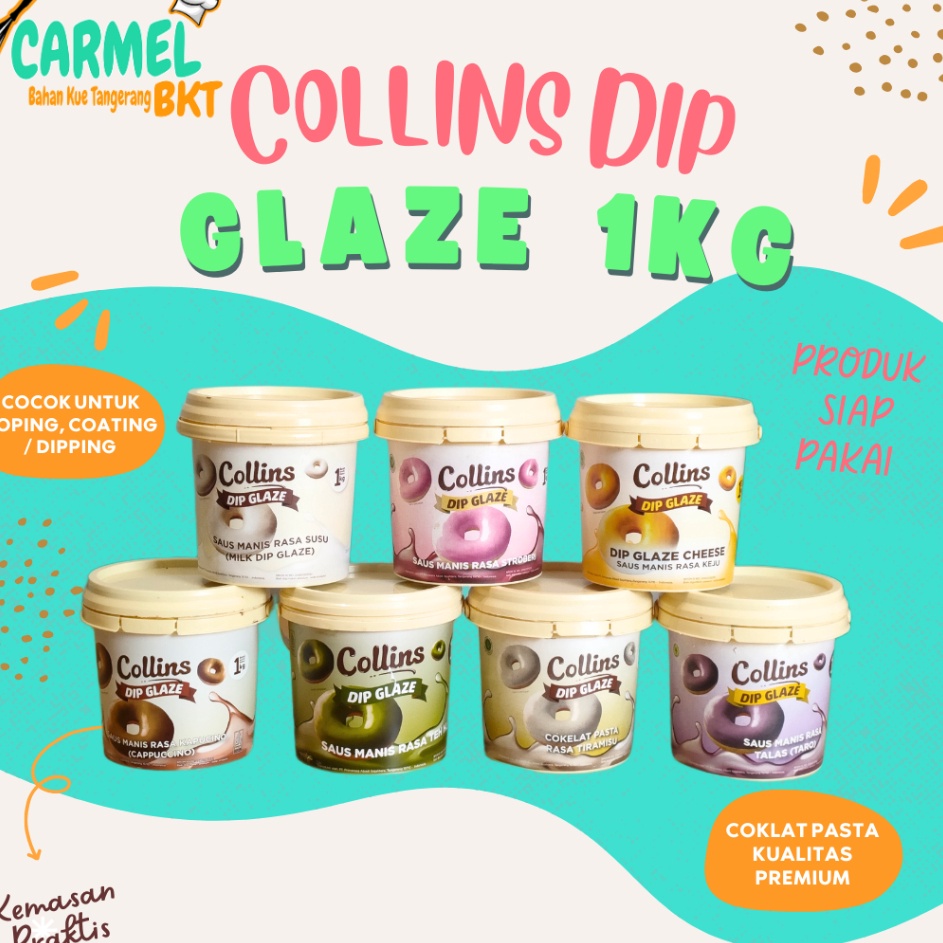 

Fresh TANGERANG - Collins Dip Glaze 1kg Dipping Coklat