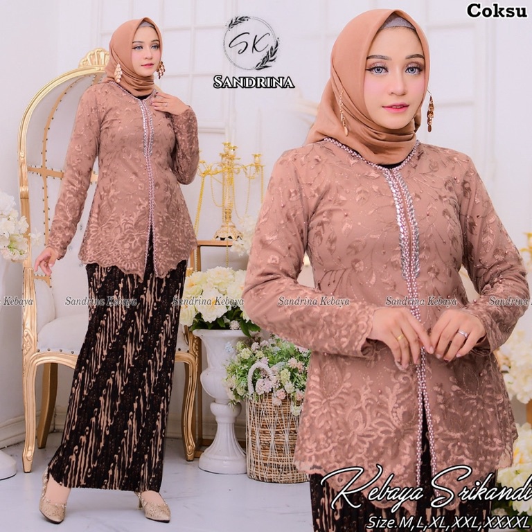 Siap Kirim.. (BISA COD) Setelan Kebaya encim by rasaqi Tunik Brukat Busui Baju Kebaya Modern Kebaya 