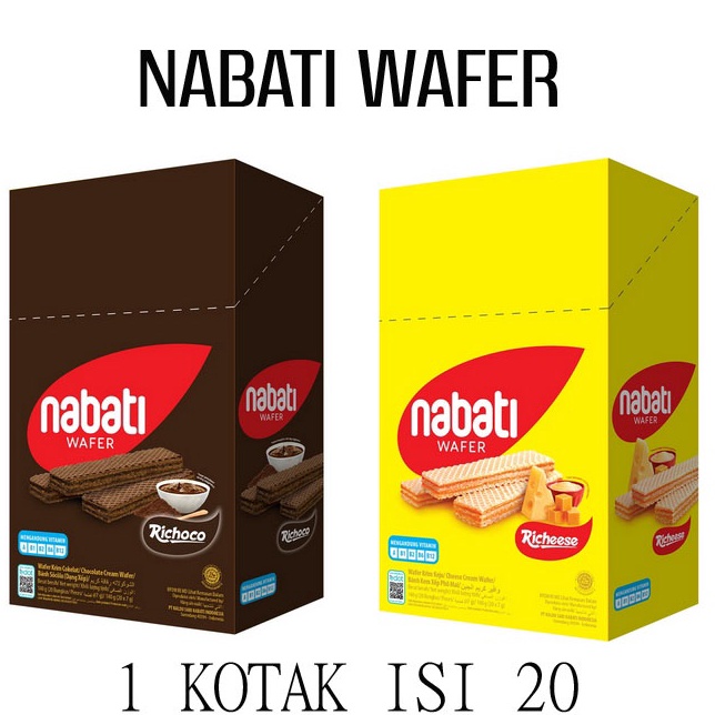 

New Stock NABATI WAFER 1 KOTAK ISI 20