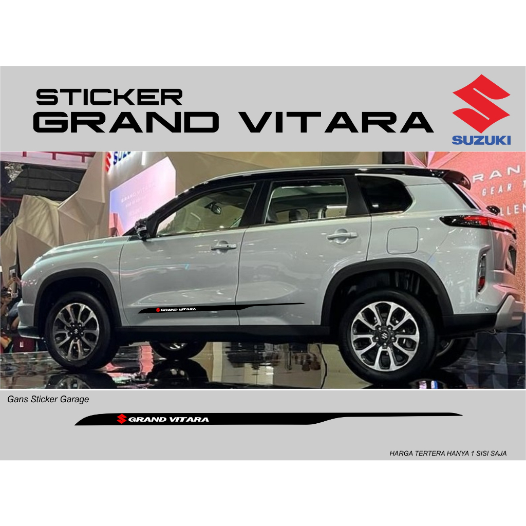 sticker suzuki grand vitara 2023 aksesories grand vitara 2023