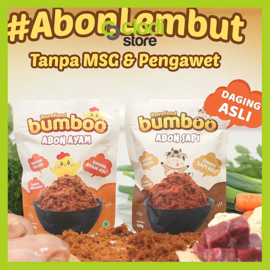 

Silahkan Belanja BUMBOO Abon Asli - Tekstur Lembut MPASI Si Kecil - Sumber Protein - Tanpa MSG - Tanpa Pengawet