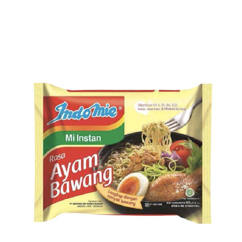 

DISKON BRANDS FESTIVAL Indomie Mie Instan Ayam Bawang 5 x 69 gr