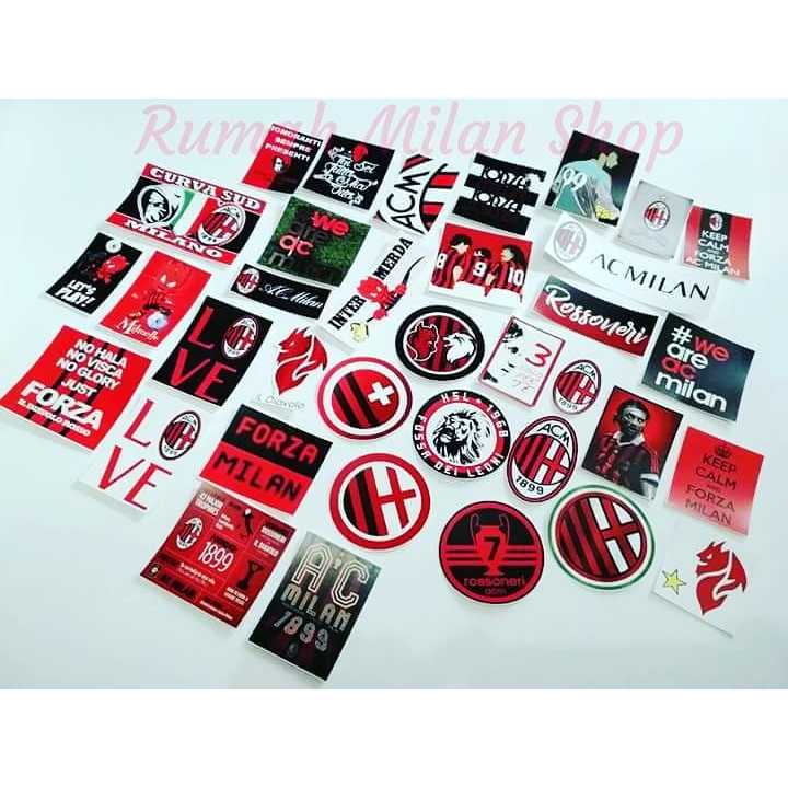 

Stiker Set Vinil Acm Milan 40