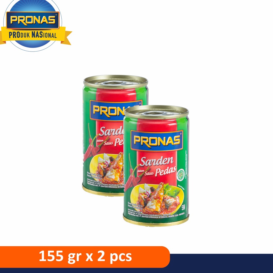 

Promo Terbatas PRONAS Sarden Chili 155 g Bundling 2 pcs