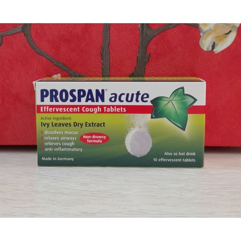 Prospan Acute Anak 6 tahun - dewasa obat batuk 10 effervescent tablets