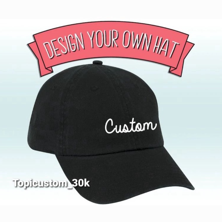Topi Baseball Custom Bordir