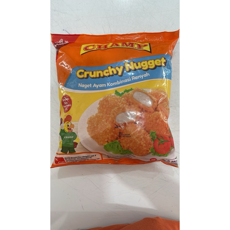 

Champ crunchy nugget 500gr