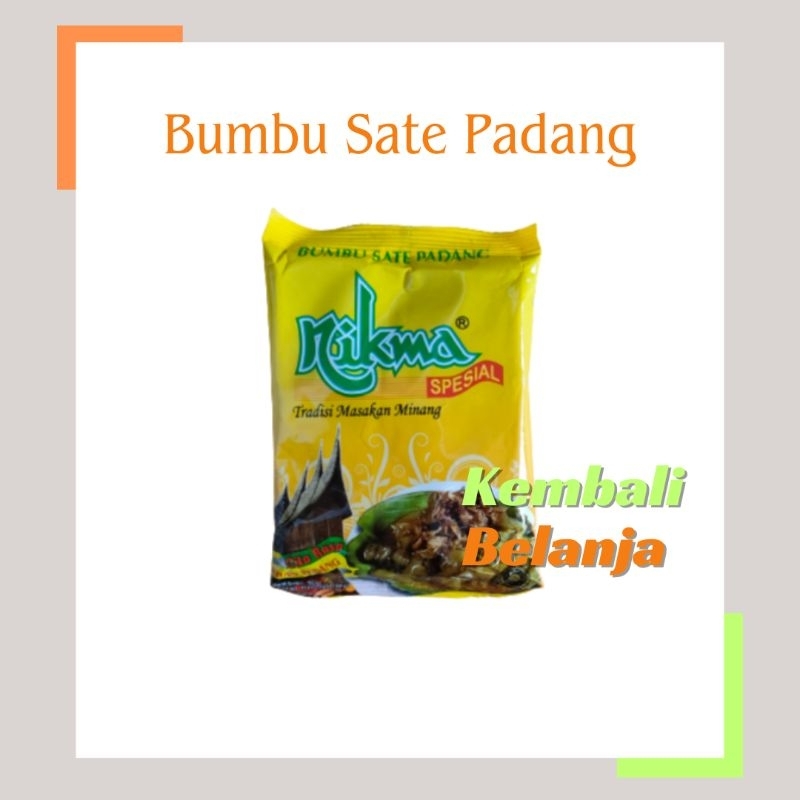 

Bumbu Sate Padang 50 Gram/ Bumbu Nikma Spesial/ Tradisi Masakan Minang/ Cita Rasa Khas Padang