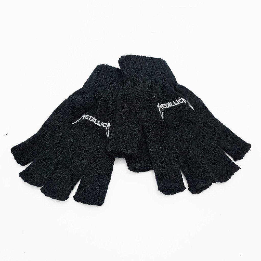 Official Metallica - Logo Fingerless Gloves
