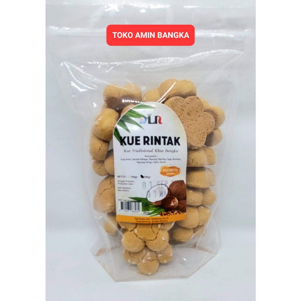 

Kue Rentak Khas Bangka Cap LN Kemasan 250 Gram