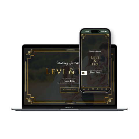 Undangan Digital Website Tema Adat Tradisional