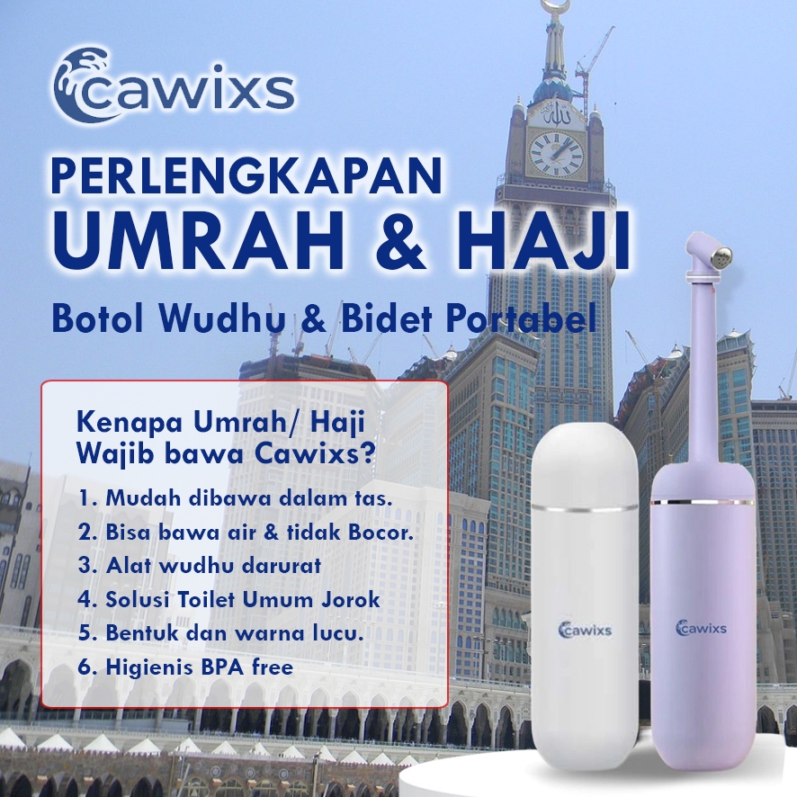 Perlengkapan Umrah Perlengkapan Haji Botol Wudhu dan Portable Bidet Botol Cebok Travel