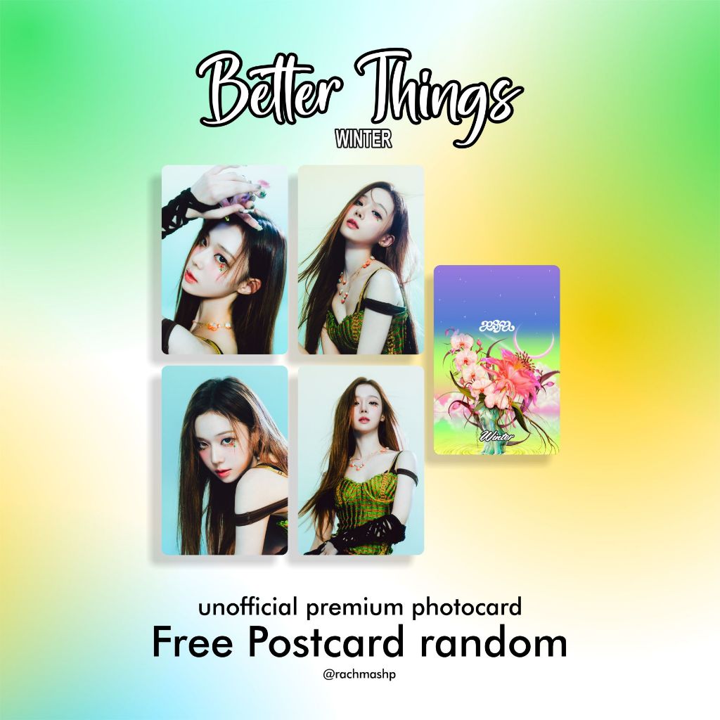 PHOTOCARD/PC Better Things Winter Aespa