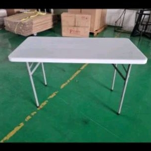 meja lipat meja plastik putih folding table 120x60 meja makan cafe meja outdoor piknik serba guna