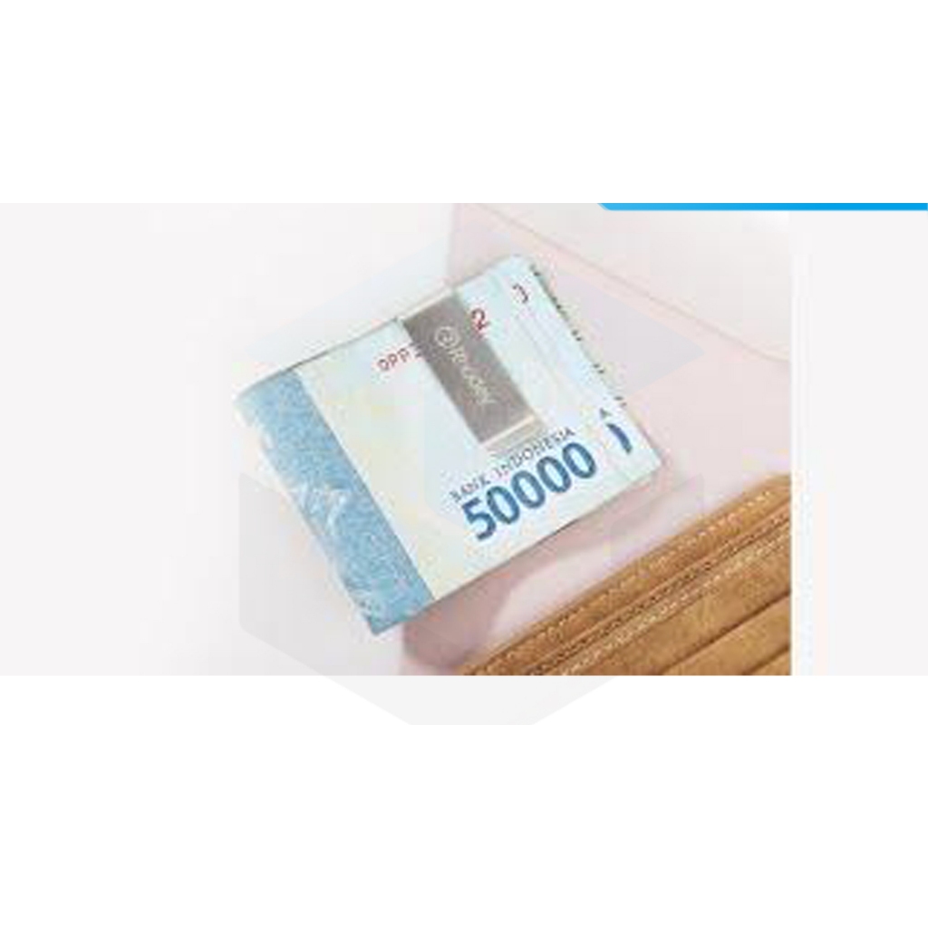 

MONEY CLIP WALLET PENJEPIT UANG KERTAS DOMPET KLIP STAINLESS STEEL
