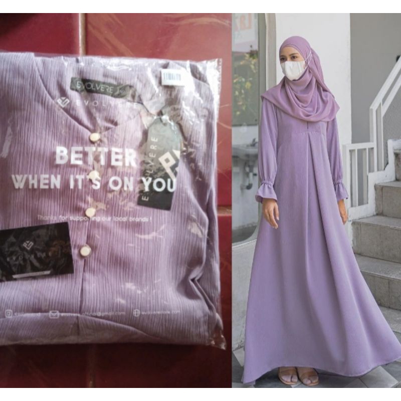 NEW TAG - AIRIN DRESS (S) -  EVOLVERE.ID ELMIZA AZMIZA