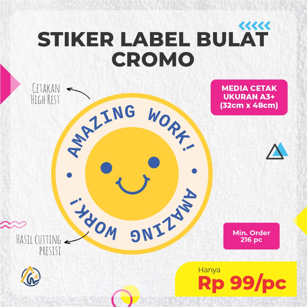 

CETAK STIKER LABEL KEMASAN BULAT DESAIN SENDIRI / STIKER LABEL PRODUK DESAIN SENDIRI / STIKER BULAT / LABEL MAKANAN TOPLES BOTOL / STIKER CUSTOM / BAHAN CROMO / DESAIN SENDIRI