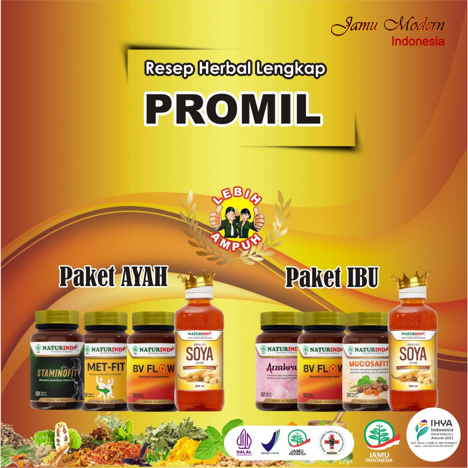 Paket Obat Herbal Promil Program Hamil Suami Isteri Ampuh Cepat Hamil Obat Penyubur Kandungan Naturi