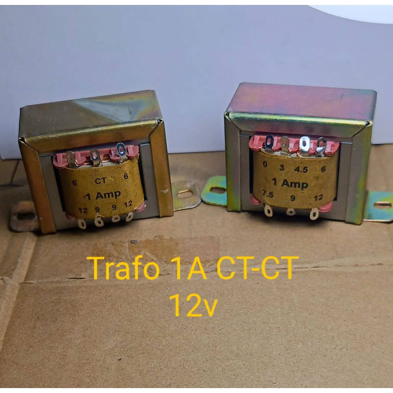 Trafo 1A CT-CT 12v