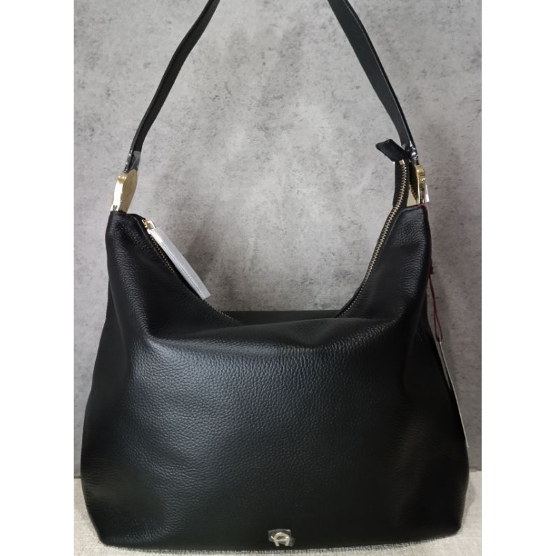 AIGNER ROMA HOBO BLACK