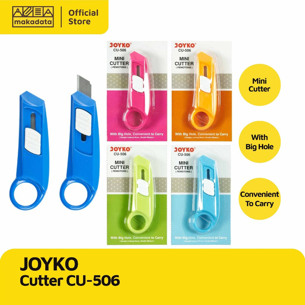 

PISAU CUTTER KECIL CU-506 JOYKO MURAH
