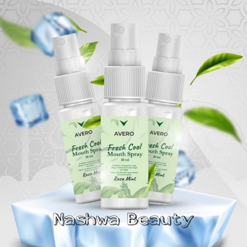 AVERO Fresh Cool Mount Spray BPOM Parfum Mulut/Pengharum Mulut