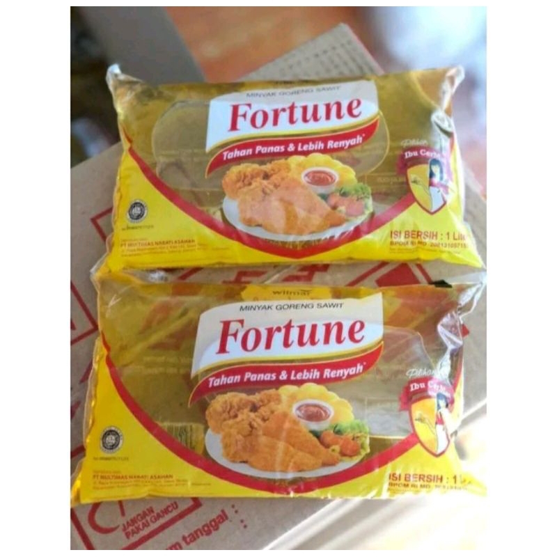 

minyak goreng Fortune bantal 1liter