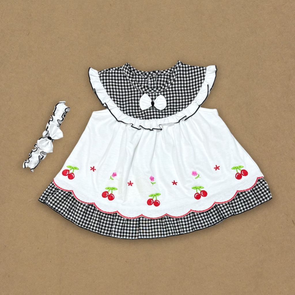 Dress Bayi Perempuan 6 12 Bulan - OOTD Bayi Perempuan 6 12 Bulan - Baju Bayi Perempuan 6 12 Bulan