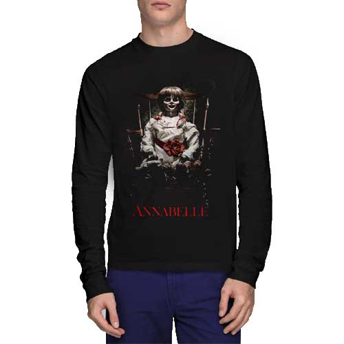 Kaos Tangan Panjang Annabelle Tshirt Unisex Casual Cotton Tees New Arrival T-SHIRT
