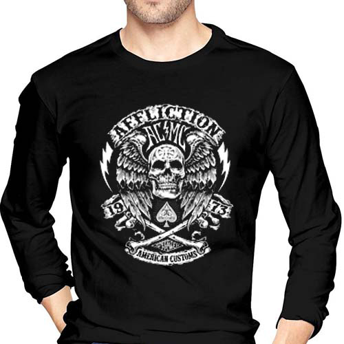 Kaos Tangan Panjang Affliction Tshirt Unisex Casual Cotton Tees New Arrival T-SHIRT