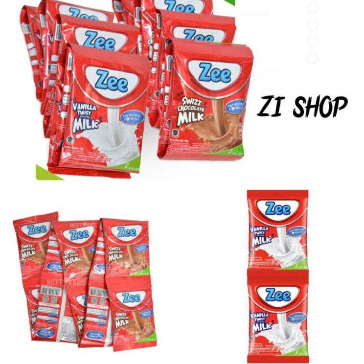 

❂Terlaris❃ Susu Zee Sachet 39gr isi 10 pcs / zee Renceng/zee renteng zee 350gr coklat vanila B41 ➩