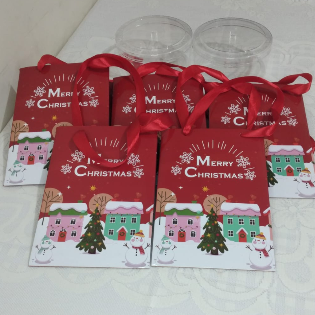 

[RED] Paperbag Natal Merry Christmas Natal Hampers Goodie Bag READY STOCK