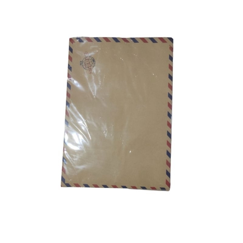 

{per 10 lembar} Amplod coklat tali airmail E-310/amplod dokumen tali airmail