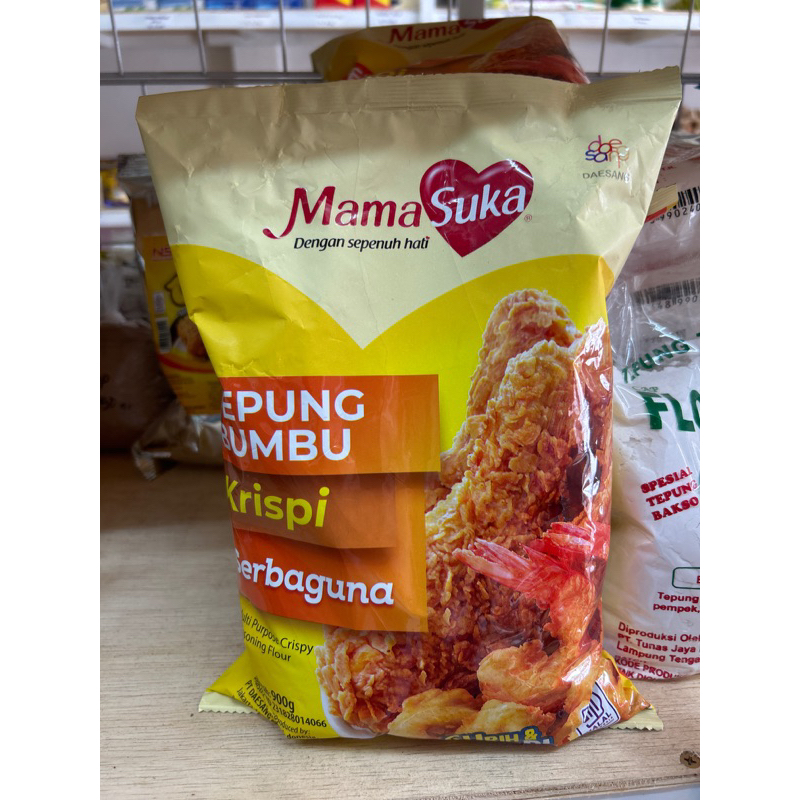 

Mamasuka Tepung Bumbu Krispi serbaguna 900gr