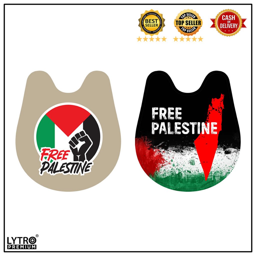 Bike Tag Sepeda - Gantungan Sadel Sepeda BikeTag Edisi Palestina/Palestine